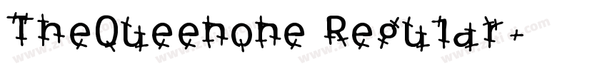 TheQueenone Regular字体转换